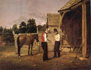 William Sidney Mount Der Pferdehandel oil painting on canvas